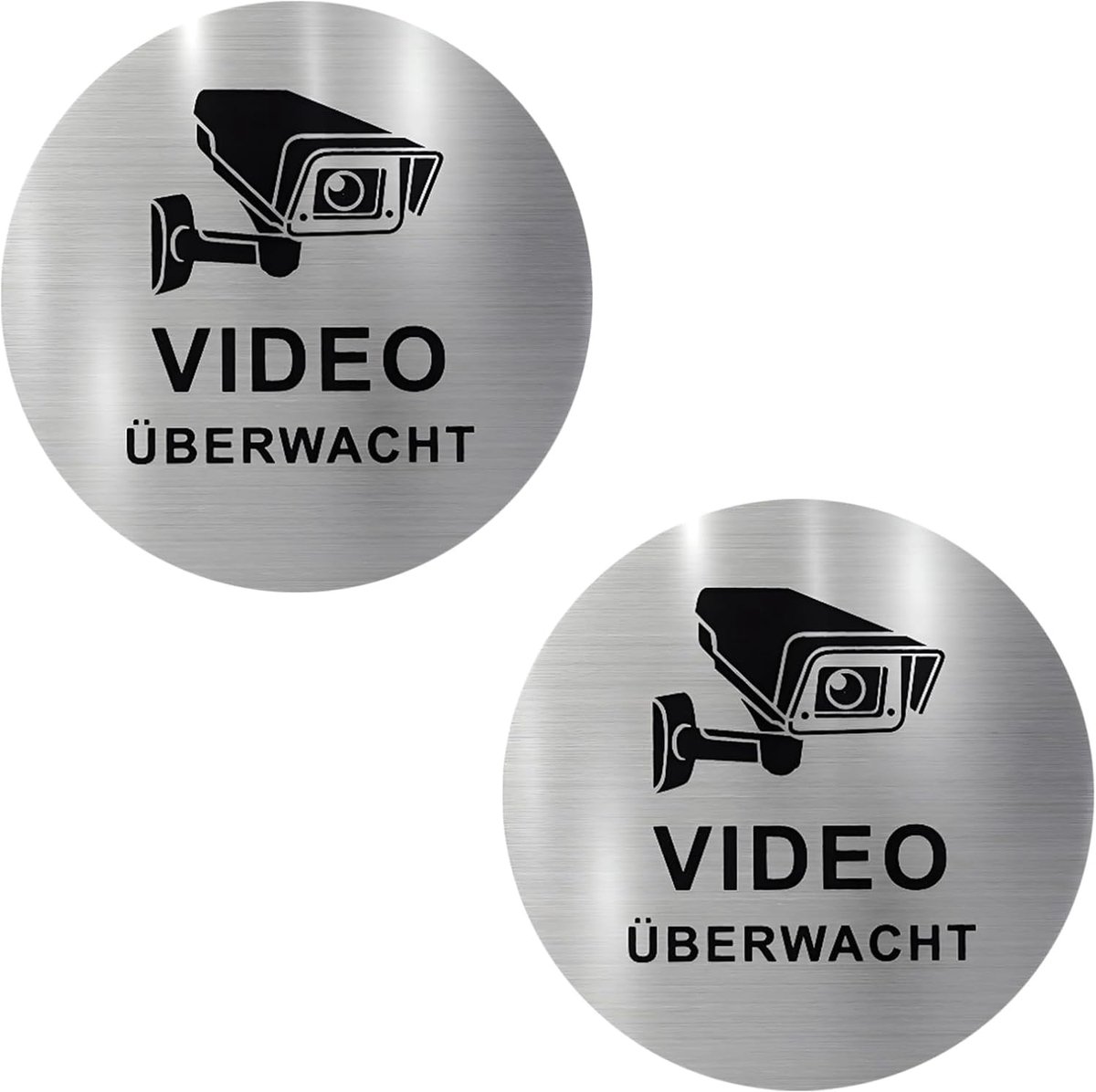 Video Surveillance Bord 10cm - Reflectief Veiligheidsbord - Duurzaam en Weerbestendig - Ideaal voor Binnen en Buiten - SnelShoppen