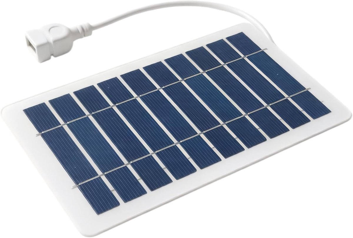 Zonnepaneel 2 W 5 V USB - Draagbaar mini-zonnepaneel - IP65 waterdicht - Ideaal voor camping en outdoor - SnelShoppen