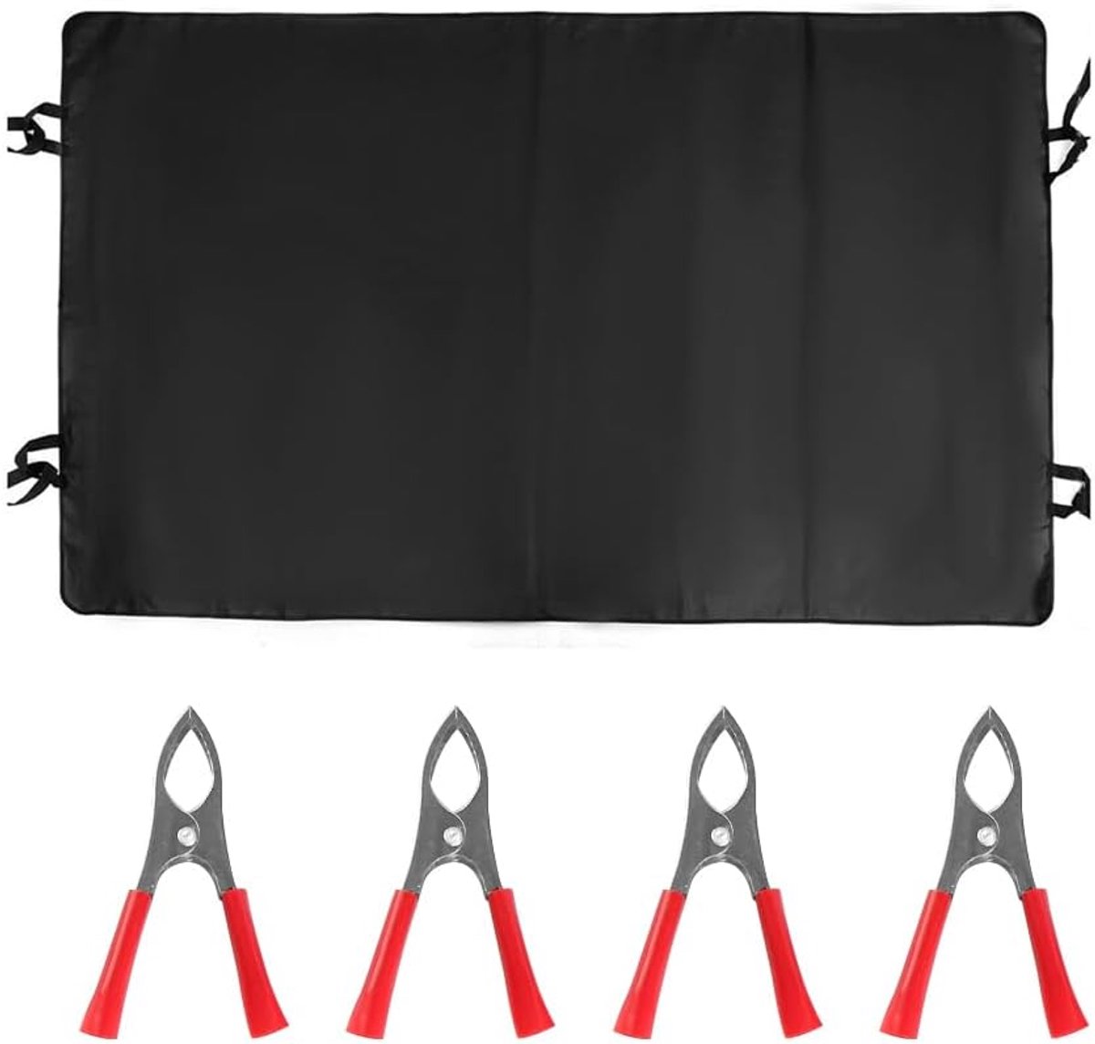 Achterdeur zonnescherm regenhoes - groot formaat 180 x 114 cm - waterdicht - bescherming voor T4 T5 T6 - SnelShoppen