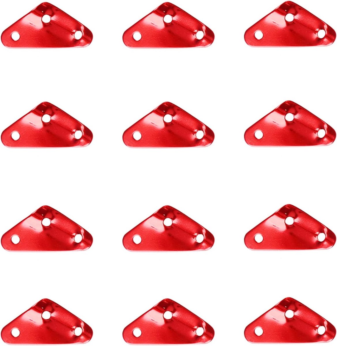 Tentspanners, 12 stuks, aluminiumlegering, tentspanners, kabelspanners, lichtgewicht voor tent, outdoor, wandelen, camping, picknick, goud