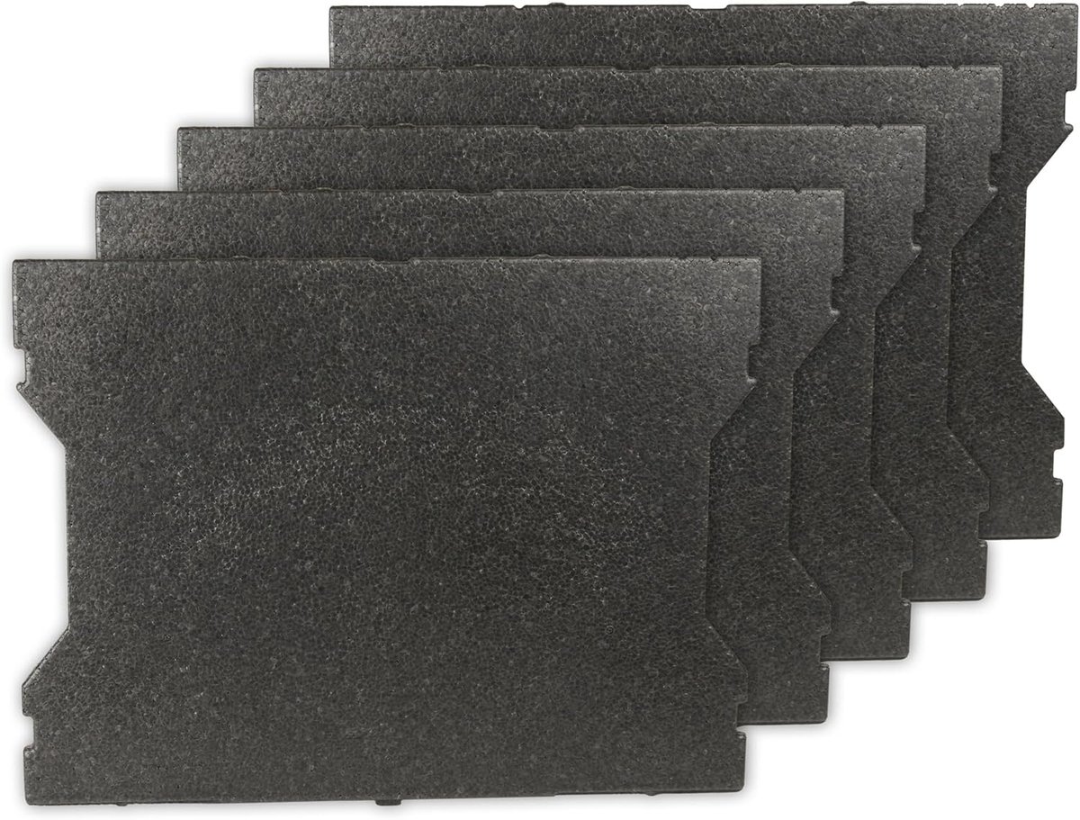 Sortimo inlegzolen, set van 5 plafondinzetstukken, alleen geschikt voor nieuwe LBOXX Sortimo G4 & LB4-modellen, praktische accessoires voor de organisatie van gereedschap