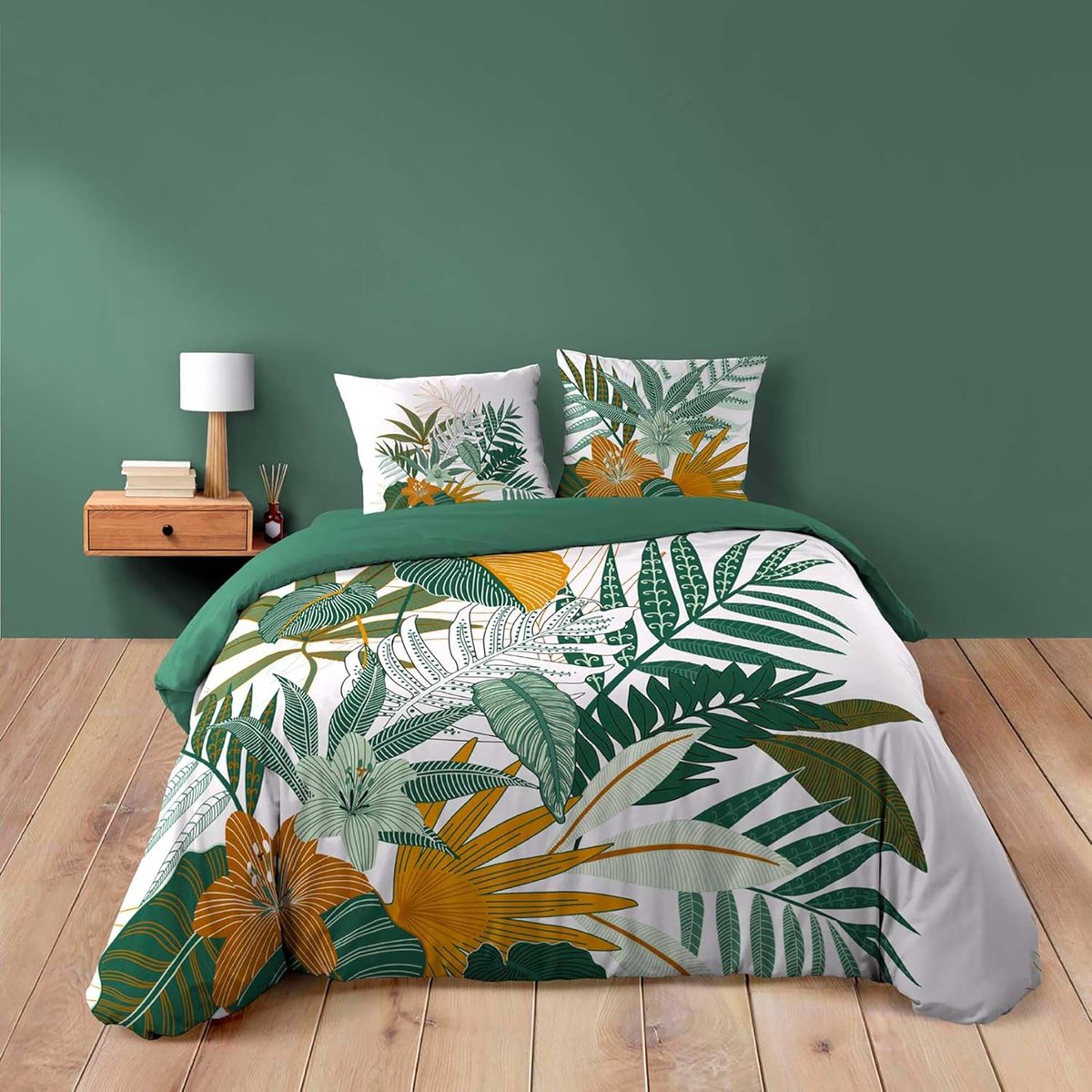Douceur d'intérieur, 3-delige set (240 x 220 cm) Florida, 100% katoen