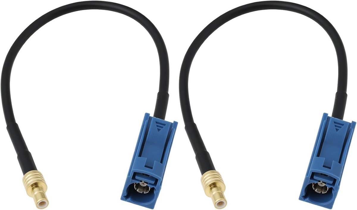 2 Stks SMB Mannelijke naar Fakra C Vrouwelijke Antenne Adapter Kabel voor Auto Truck SUV, 18cm