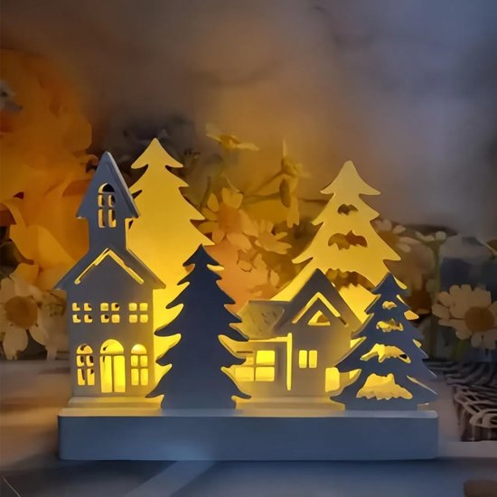 7 stuks siliconen gietvormen Kerstmis, siliconenvorm huizen, gietvormen silicone Kerstmis kaarsenhouders, gietvorm kerstboom gipsvormen voor gieten voor DIY handwerk, kaarsen, gips — afbeelding 3