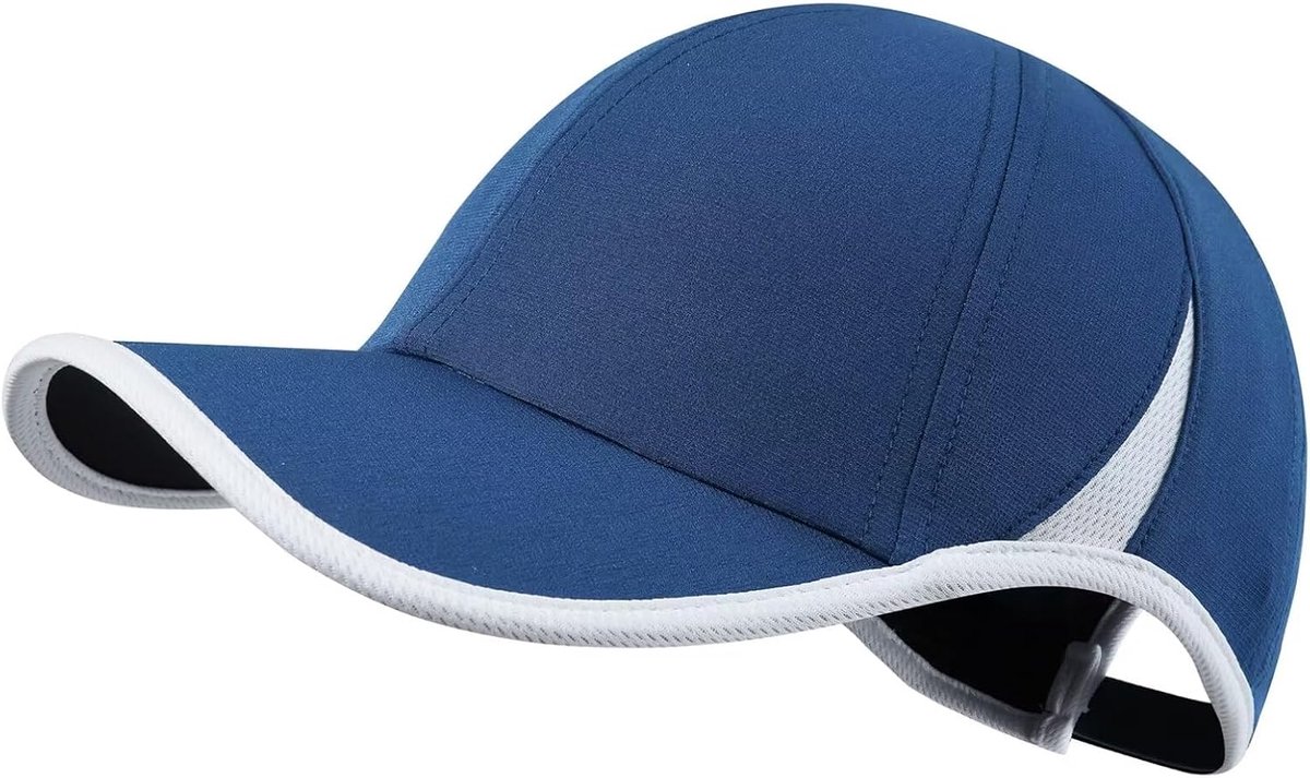 Performance Running Hat, Stretchy Fabric with Vented Mesh Cap for Outdoor Workouts