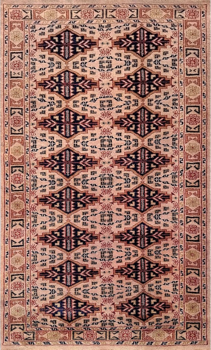 Tapijten Handgemaakte Handgeknoopt Wollen Tapijt Camel Tribal 3x5 Voet