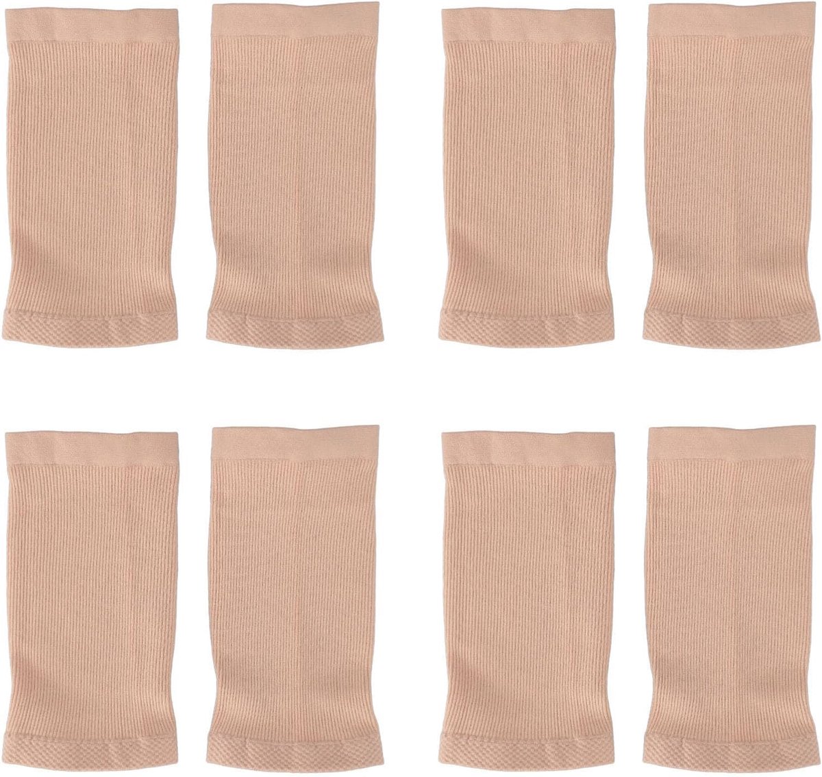 4 Paar Achillespees-hielbeschermer, Siliconen Hielbeschermersokken Achilles-beschermhoes Nylon Schokabsorberende Compressie-hielmouwsokken voor Bursitis Tendinitis Tederheid