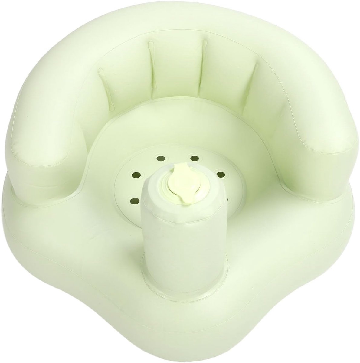 PVC Opblaasbare Babybank, Opblaasbare Babybank, Kinderstoel, Babybadje, Draagbaar, Ingebouwde Pomp, Opblaasbare Stoel voor Baden, Eten Speelgoed