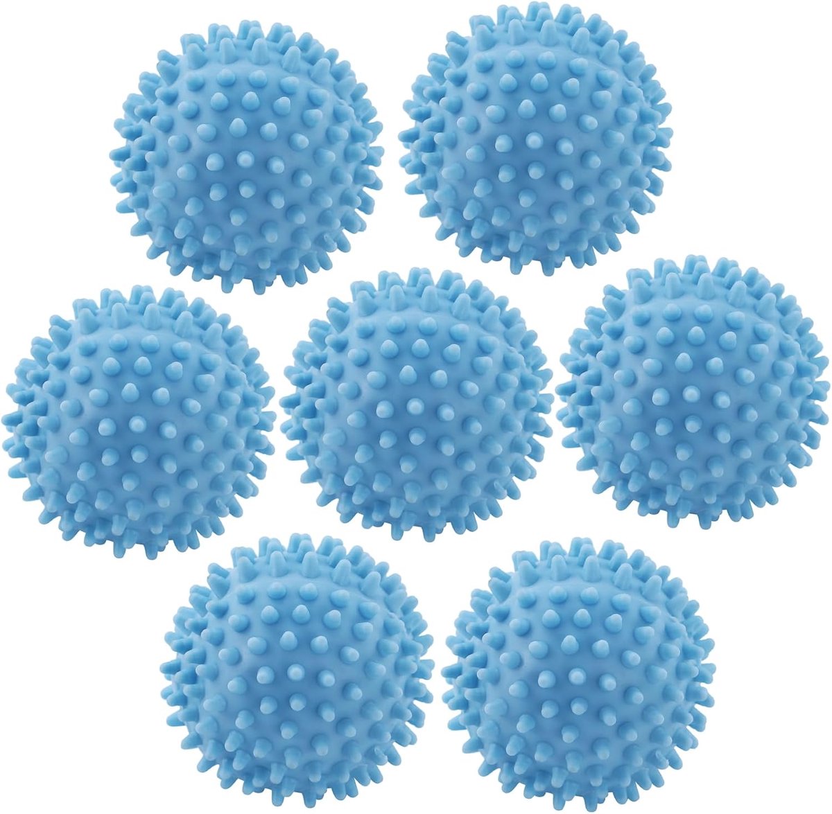 7 stuks drogerballen, wasballen voor donsjacks, wasbal voor wasmachine, herbruikbare drogerbal, drogerbal voor thuiskleding, reiniging, blauw