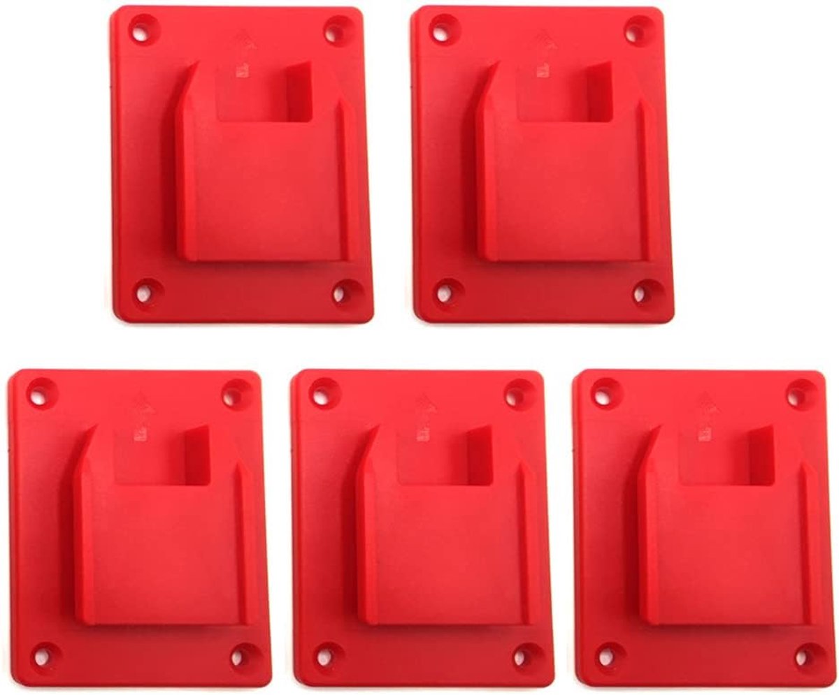 Gereedschapshouder voor boormachine, 20 V, 12 V, voor M18 gereedschapshouder, rood, 5 stuks