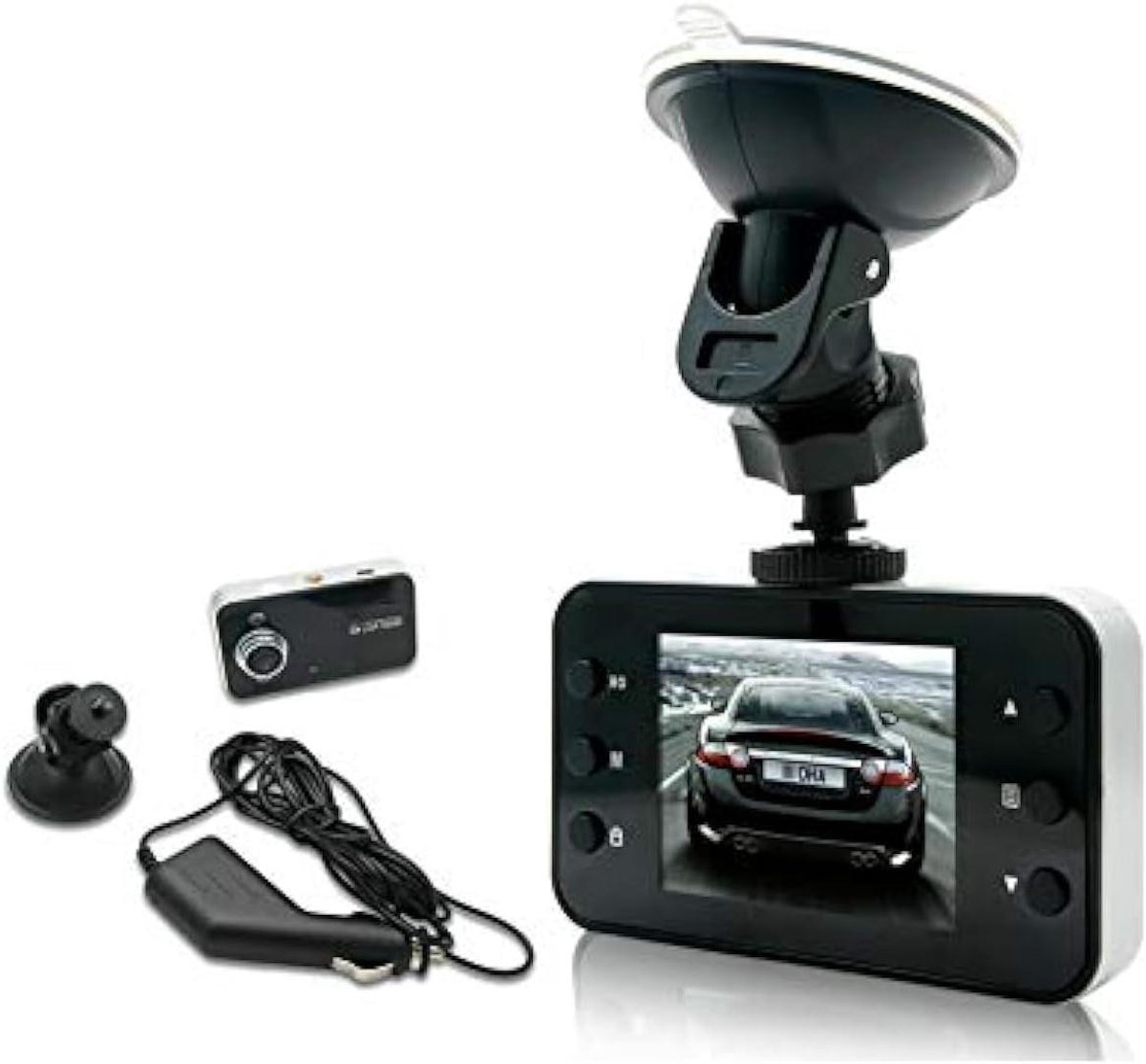 Auto Dash Cam - Rijrecorder DVR - Veilig Rijden - Ingebouwde G-sensor - 27 inch scherm - Zwart
