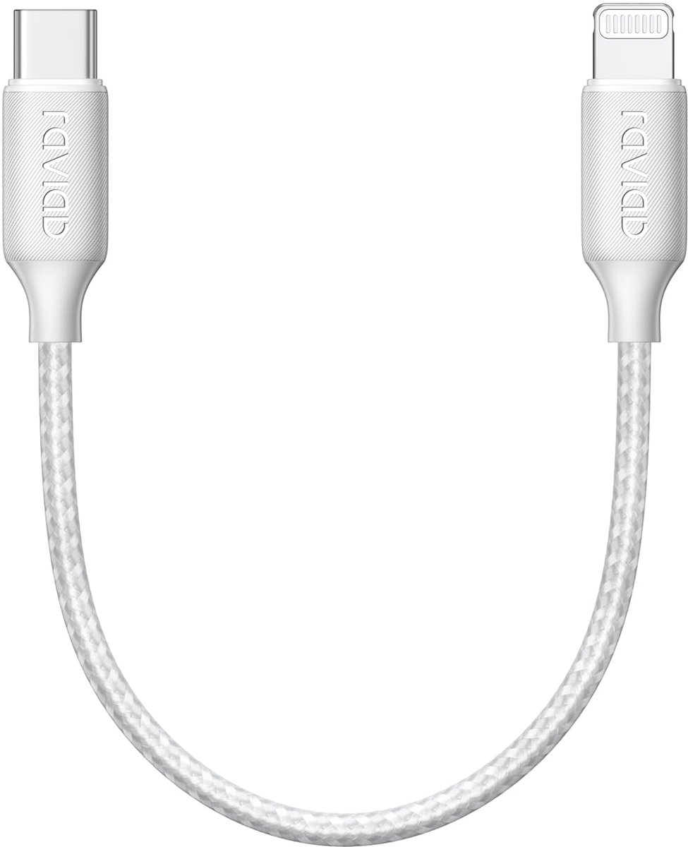 USB C Lightning-kabel 0,5 m - MFi-gecertificeerd - Nylon - Snelladen voor iPhone - SnelShoppen