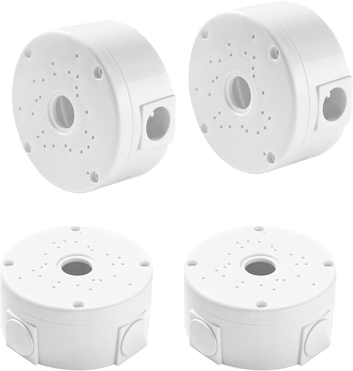 Pack of 4 Waterproof Junction Box Hidden Plastic Cable for Dome Cameras Indoor and Outdoor Surveillance Cameras for - ShopVlot