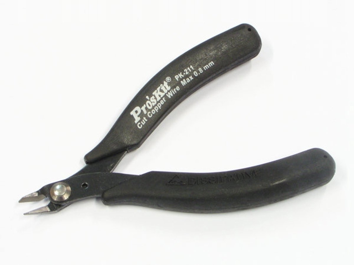 Pro'sKit Precisie Zijsnijtang 120mm SK7 Koolstofstaal 1PK-211