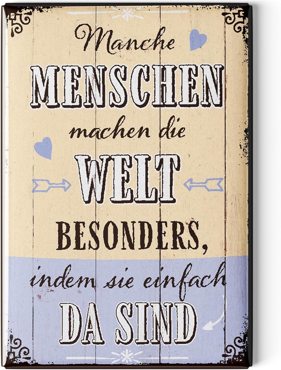 Fridge magnets grappig - 8 x 5.5 cm - retro ontwerpen - breng vreugde in je keuken - ShopVlot