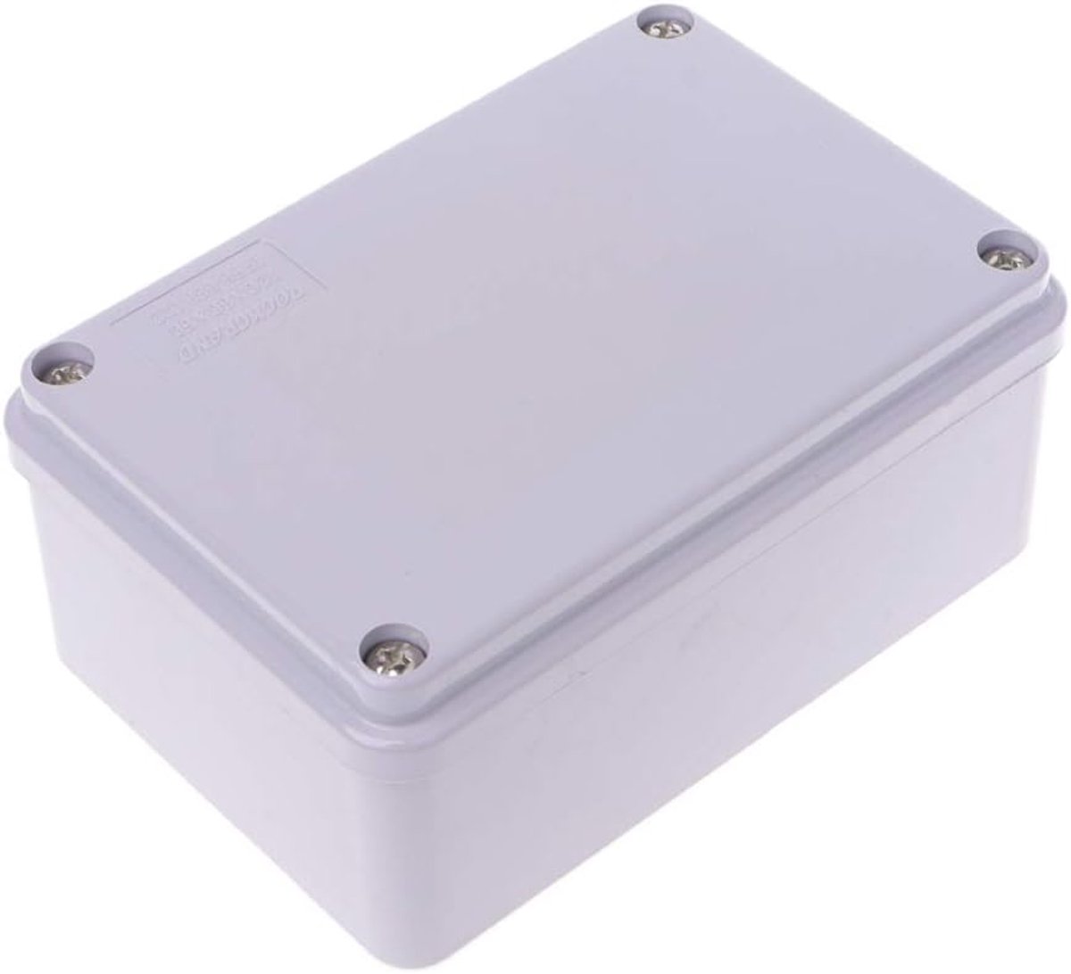 Aansluitdoos 120 x 80 x 50 mm - ABS-behuizing - IP55 waterdicht - weerbestendig voor buitengebruik - ShopVlot