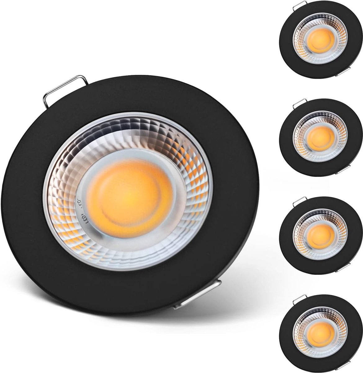 LED spotlights 12 V - 3000 K warm wit - dimbaar - sfeervolle verlichting voor camper - ShopVlot
