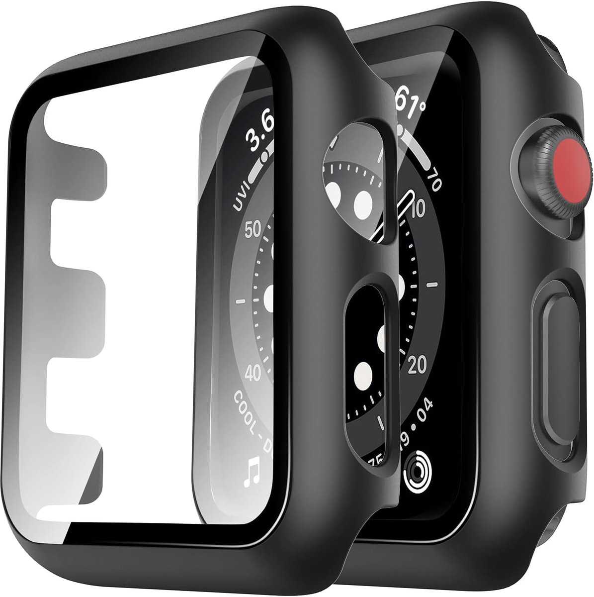 PC schermbeschermer voor Apple Watch 42mm - Tempered glass - Volledige bescherming tegen krassen - ShopVlot