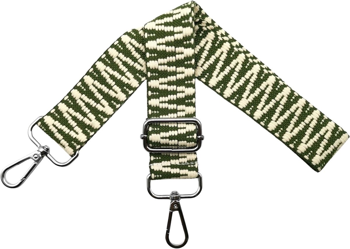 Schouderband 3.8 cm - verstelbaar - army green - ideaal voor handtassen - ShopVlot