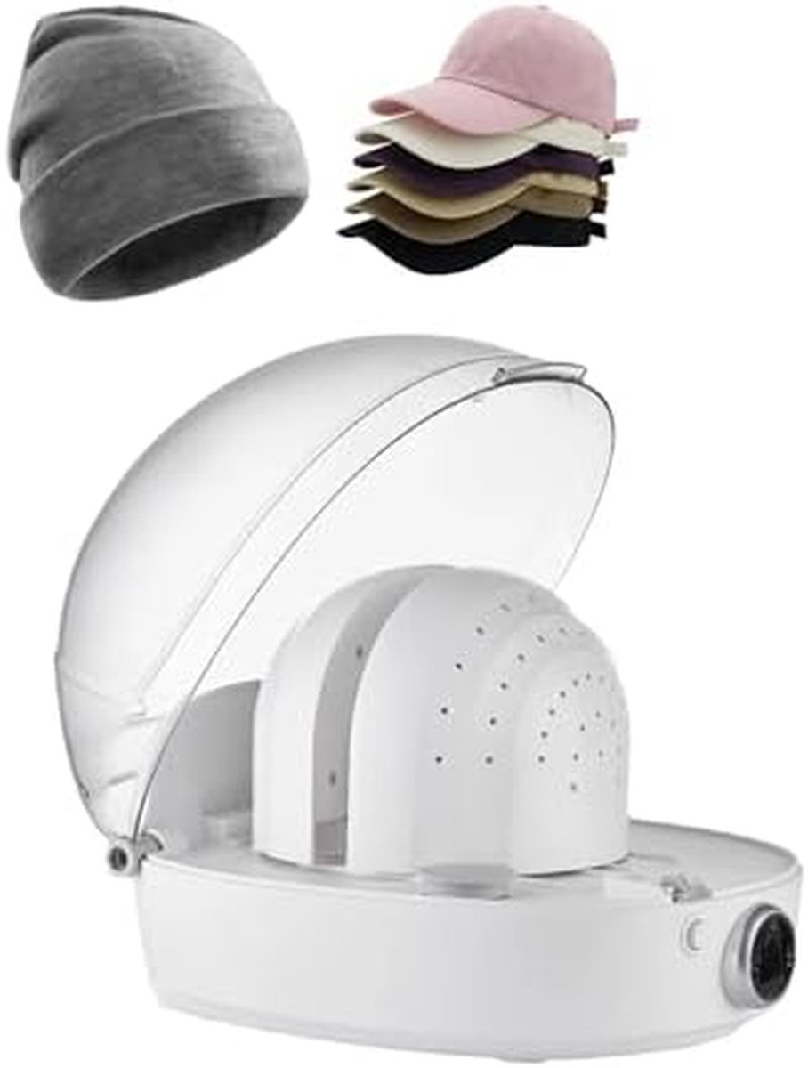 Hoeden Stomer Reiniger - Cap Shaper - Hoeden Onderhouden - Automatische 4 Modi - 250ml Tank - Wit