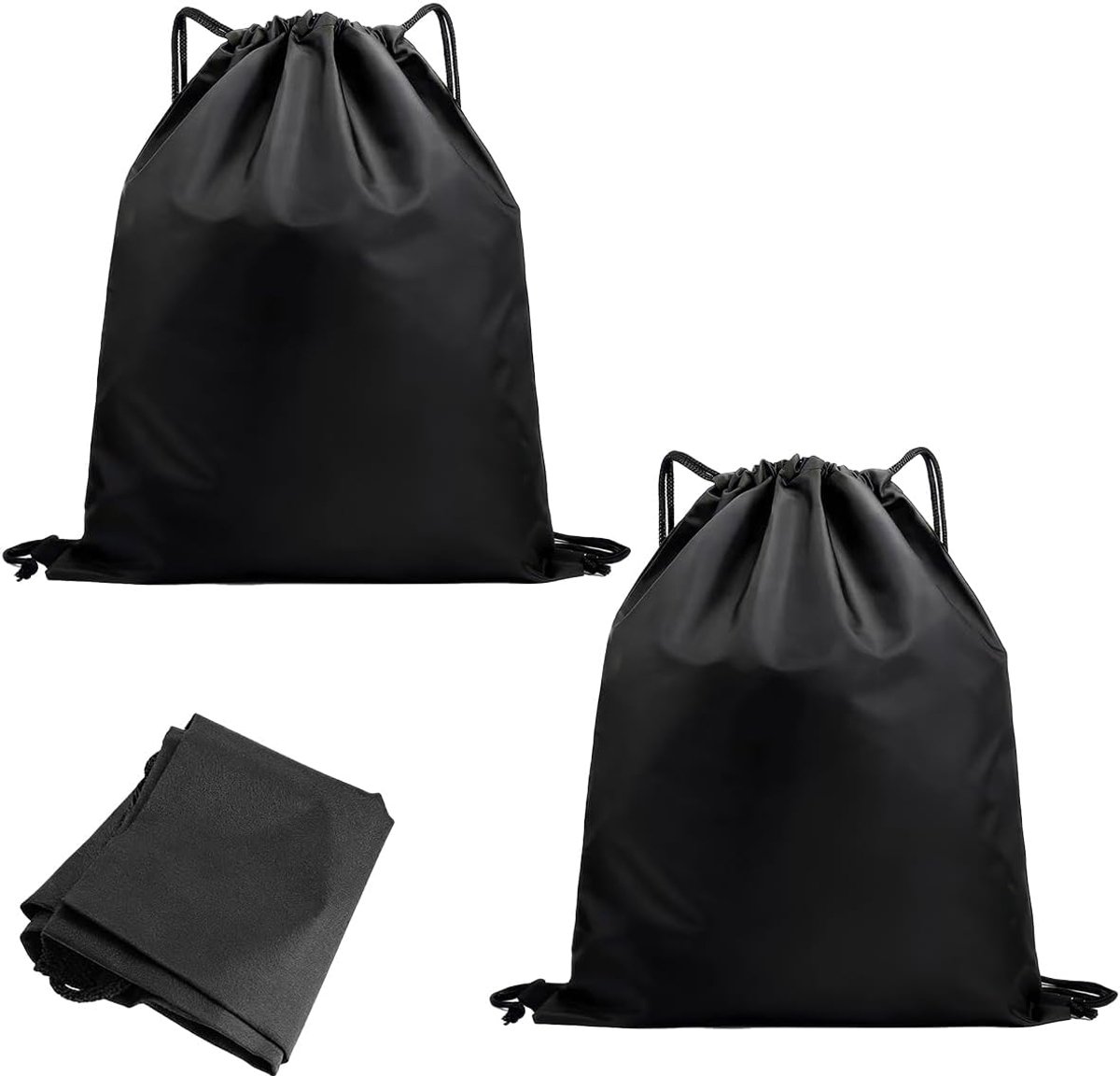 Gymtas met trekkoord 34x42 cm - waterdicht - grote capaciteit - ideaal voor sport en zwemmen - SnelShoppen