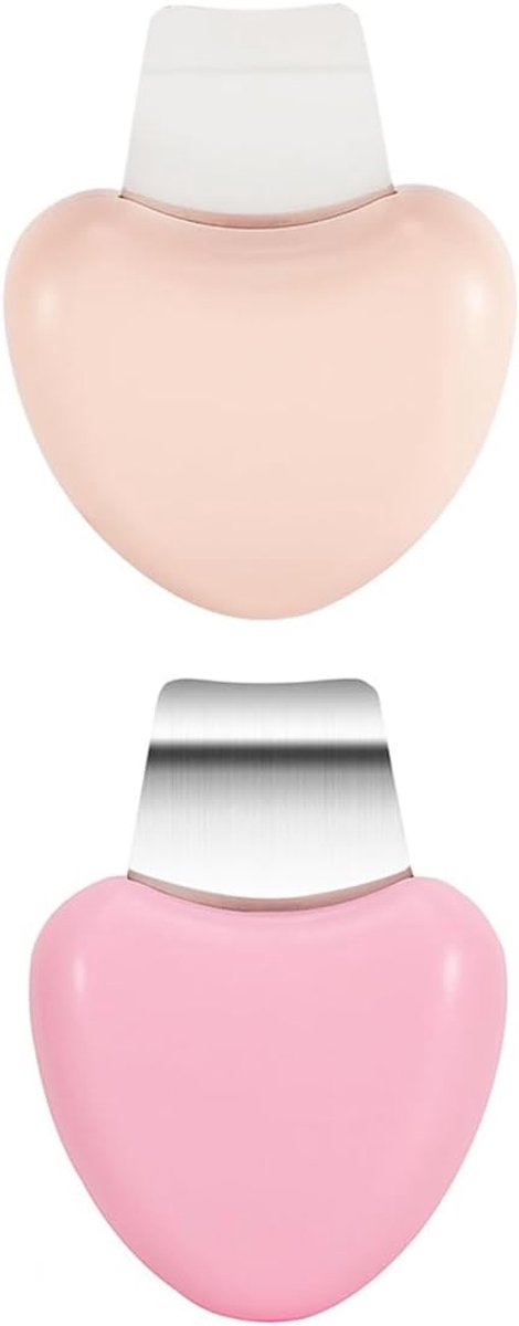 Blackhead remover spatula 2PCS - plastic handvat - roestvrij staal - effectief ontdoen van mee-eters - ShopVlot