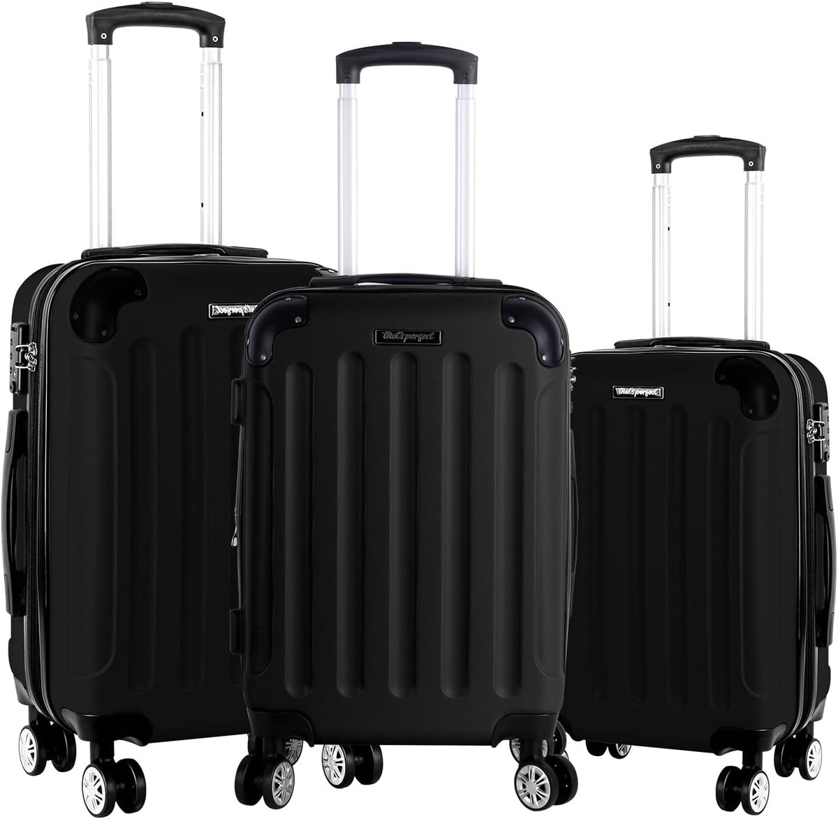 Koffer set 3-delig - ABS hard schaal - TSA combinatie slot - uit te breiden en stapelbaar - ShopVlot