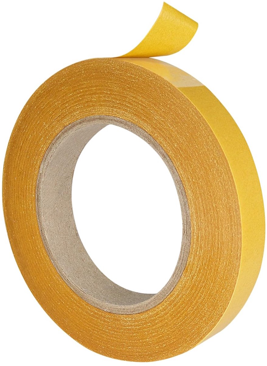 Dubbelzijdige tape 9 mm x 10 m - Dun en scheurbaar met de hand - Sterke en permanente hechting - ShopVlot