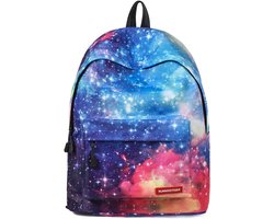 Rugzak L - Galaxy patroon - Waterdicht polyester - Ideaal voor school en reizen - ShopVlot