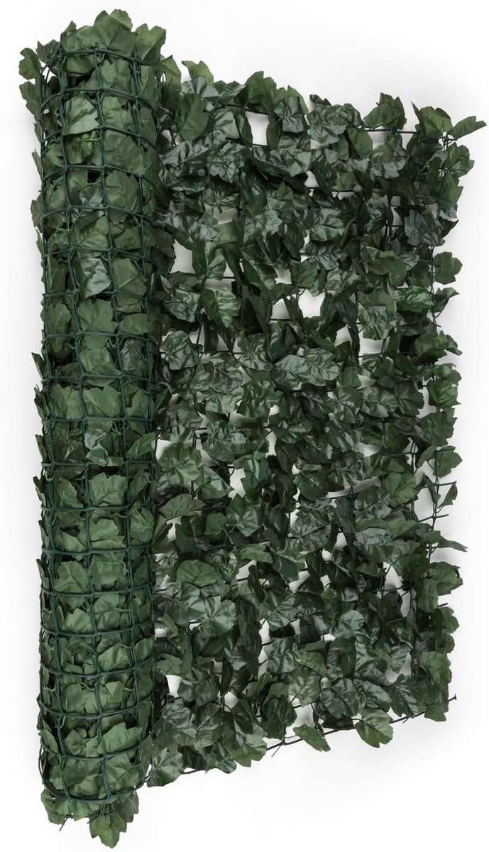 Privacy scherm 300x150 cm - Klimop bladeren - Geluidsisolatie - Ideaal voor buitenruimtes - ShopVlot