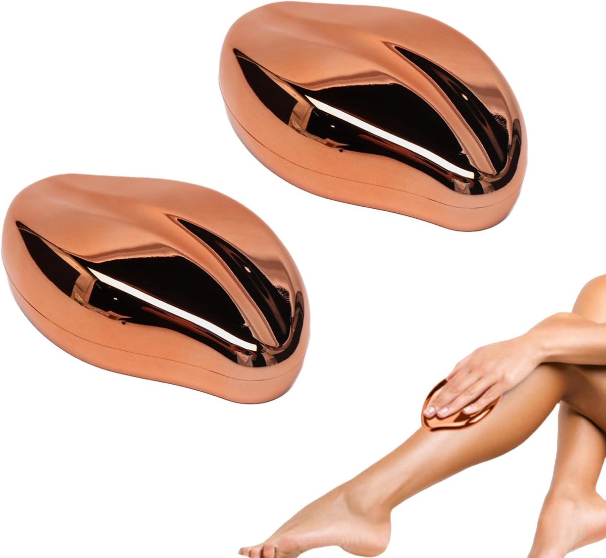 Kristallen epilator 2 stuks - wasbare nano-epilator - pijnloos en draagbaar - voor benen, armen en rug - ShopVlot