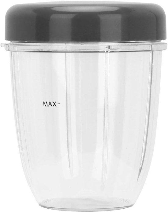 Thijox - Blender Deel Kit-Cup en Deksel Voor Nutri Bull-et 900W - Transparante ABS + PC Onderdelen Kit Vervanging - 1 oz Accessoire voor Keuken en Smo van Thijox — afbeelding 3