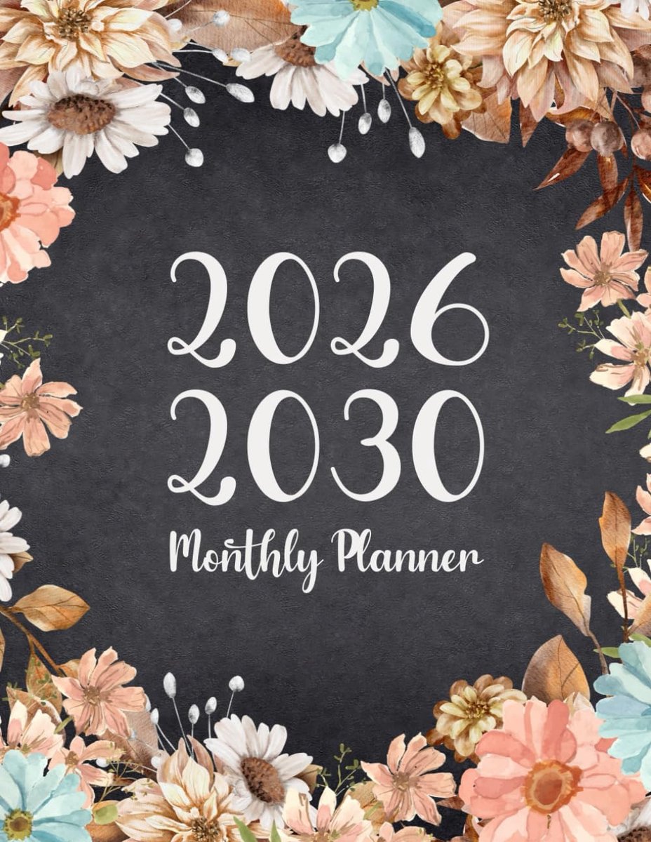 Maandplanner 2026-2030 - 5 jaar van januari 2026 tot december 2030 - inspirerende citaten - perfect voor organisatie - ShopVlot