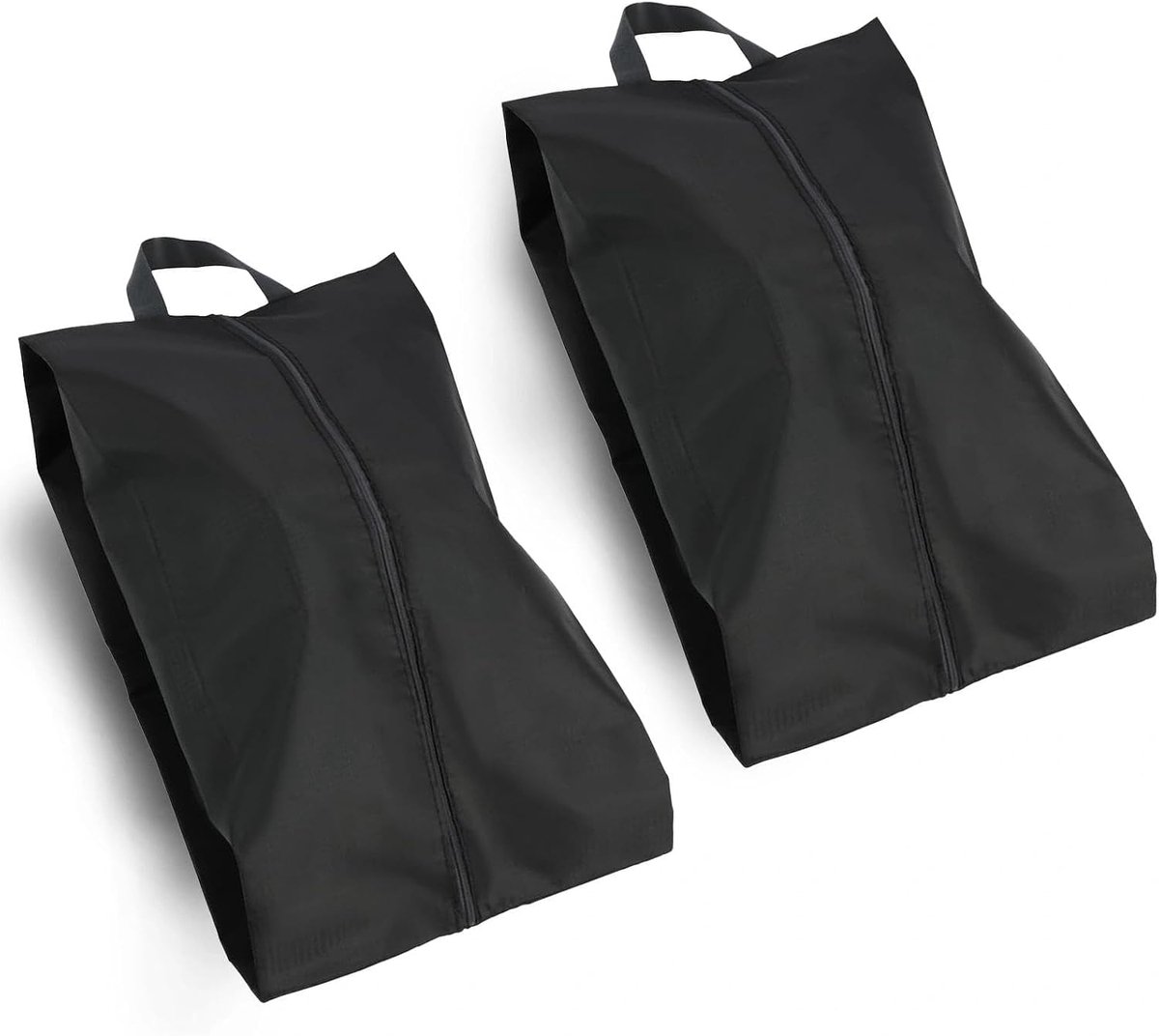 Schoenenzakken waterdicht - 2 stuks met ritssluiting - stofdicht voor reis of thuis - geschikt voor schoenmaten tot 47 - ShopVlot