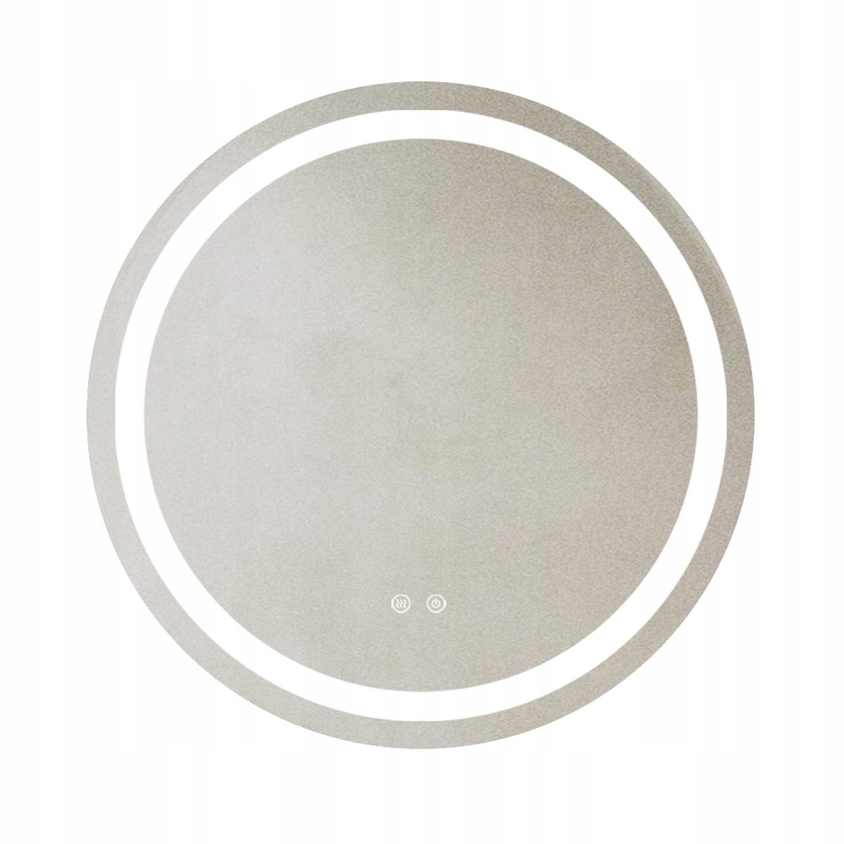 Ronde LED badkamerspiegel 80cm - Antidamp & 3 lichtkleuren