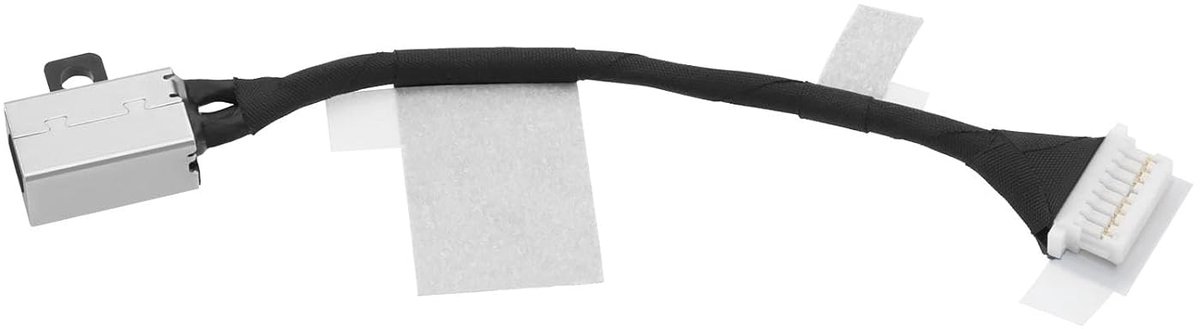 DC Power Jack Socket Plug - 8,5cm kabel - vervangend onderdeel - voor Dell Latitude 3520 - ShopVlot