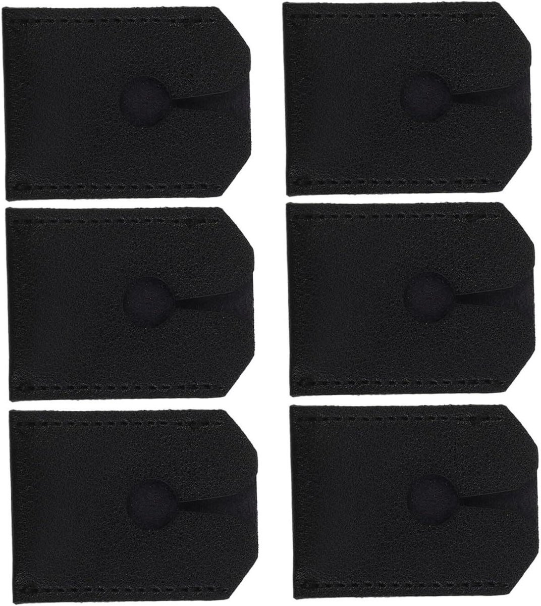 Scheermes Beschermers - Scheerkop Hoesjes - Reizen en Opslag - PU Leer - 5.7 x 4.4 cm - Rood