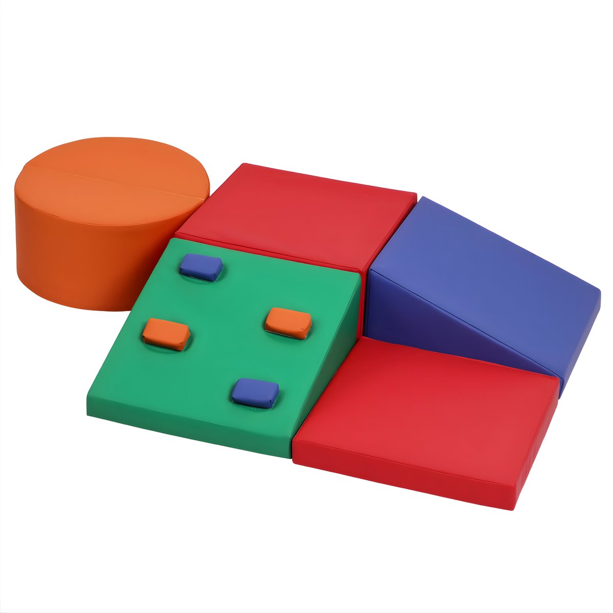 Schuim Speelblokken 5 Stuks - Klimset Peuters - Rood