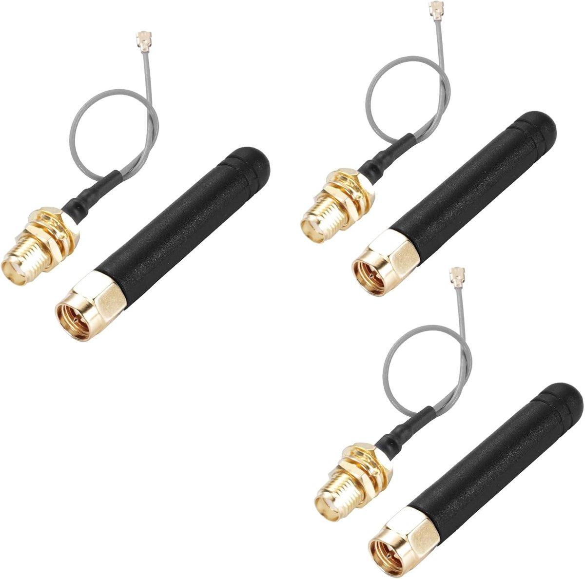 LoRa antenne 3pcs 868-915MHz U.FL IPEX naar SMA - 3dBi 50Ω - voor IoT communicatie - ShopVlot