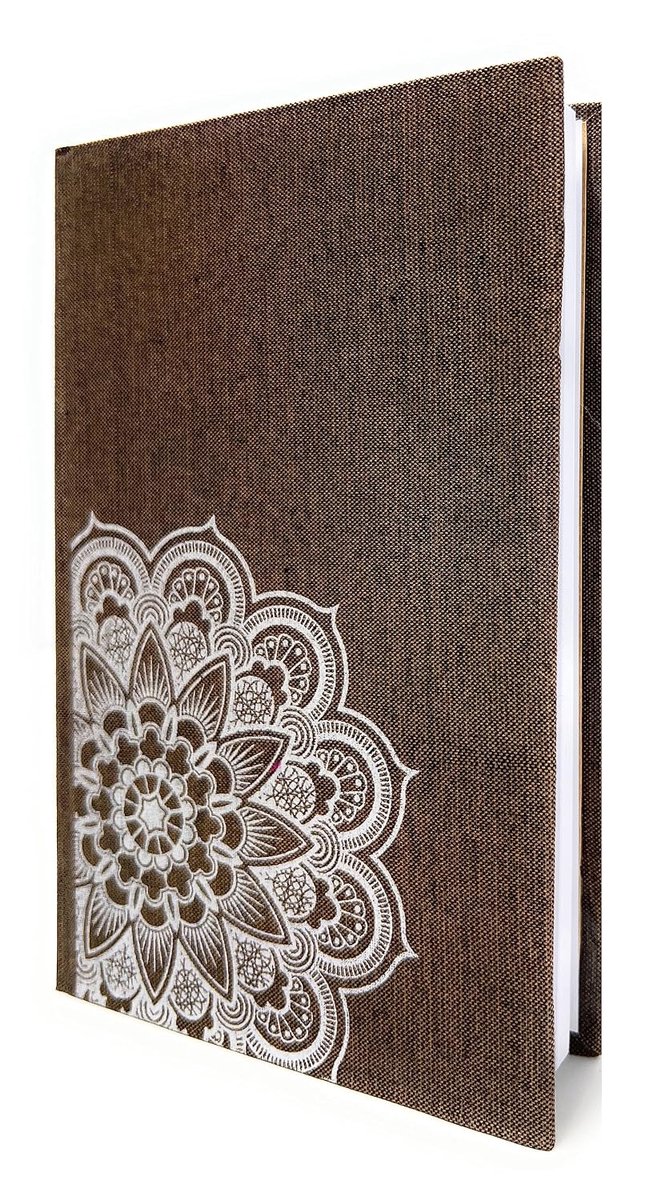 Notebook A6 - mandala - bruin - perfect voor notities - SnelShoppen