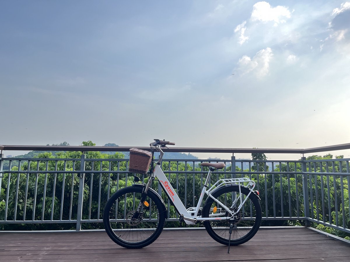 SmartAI Elektrische Fiets - 26 Inch E-bike - Wit thumbnail 5