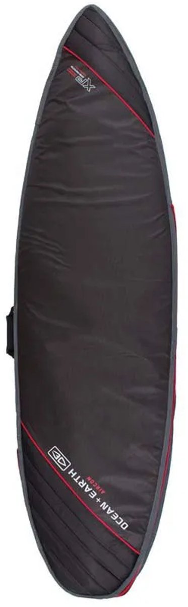 Ocean & Earth Aircon Shortboard 7´4´´ Surfplank Hoes Zwart