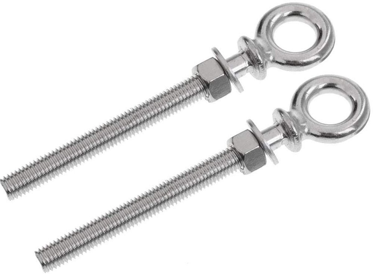 Oogbout M8-80mm - 316 RVS - Gesloten ring - Ideaal voor scheepvaart - SnelShoppen