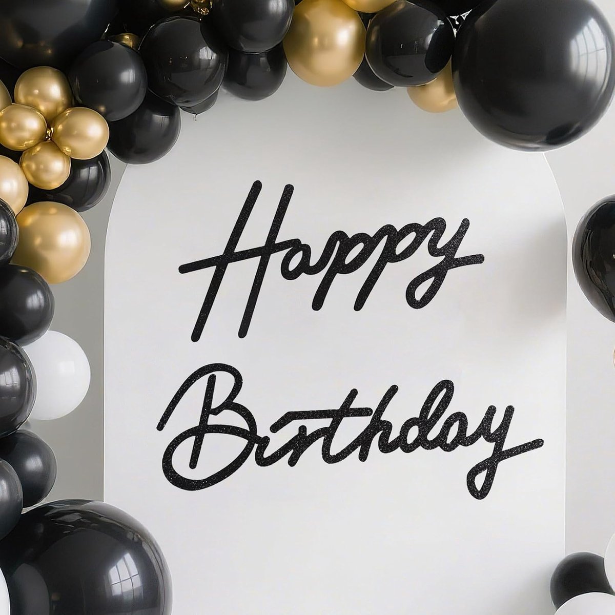 Happy Birthday Banner - Glitter Letterboard - Felt Material - Perfect voor Verjaardag Decoratie - SnelShoppen