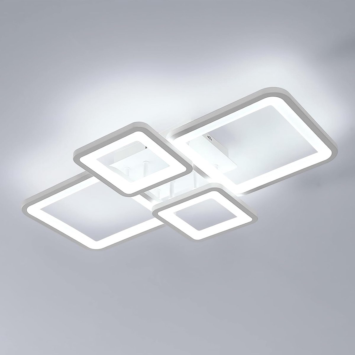 Deckenleuchte LED 56W - Modern 62CM - Acryl Wit - Perfecte verlichting voor woonkamer - SnelShoppen