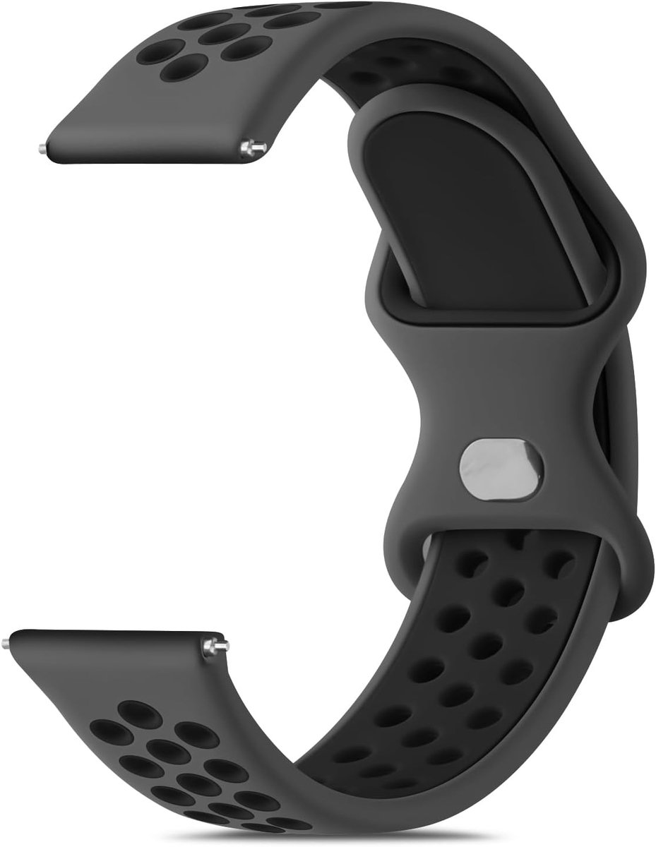 Horlogeband 22mm - Waterdichte Siliconen Armband - Ademend Design - Comfortabel voor Elke Dag - SnelShoppen