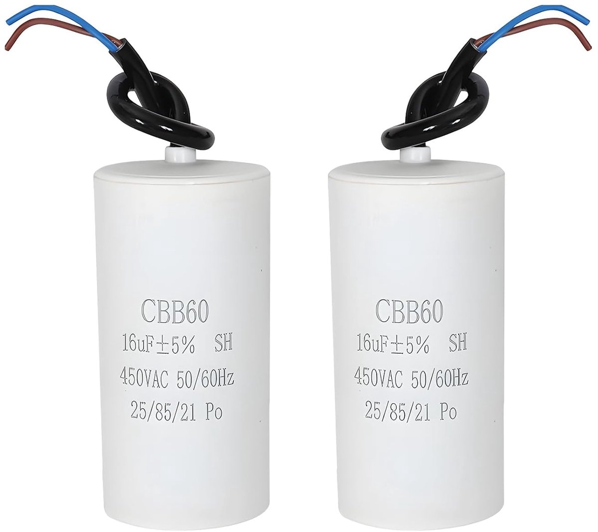 Motorcondensator 16µF 450V - CBB60 - Universele compatibiliteit - Geschikt voor airco's en pompen - SnelShoppen
