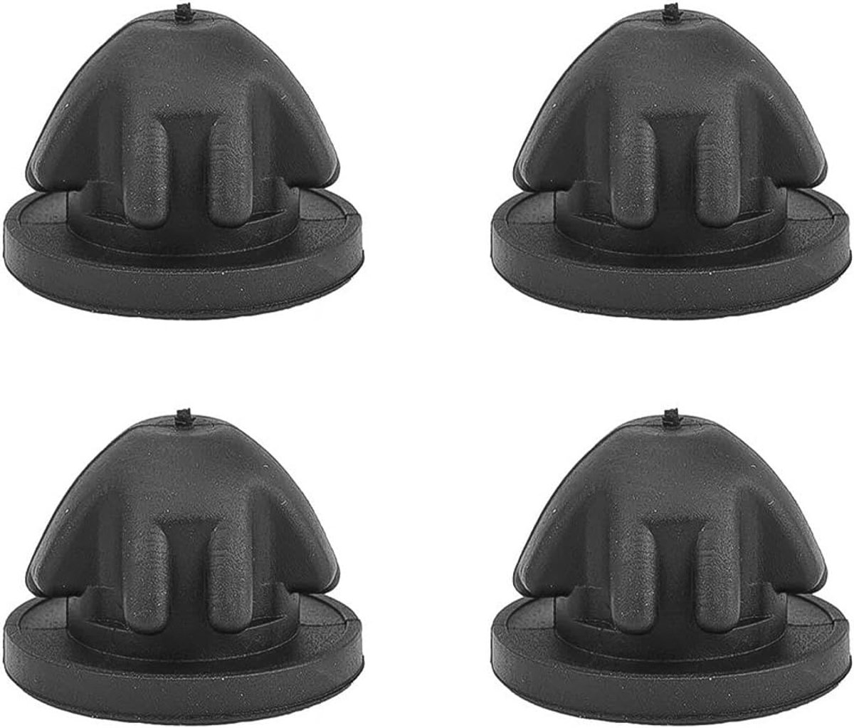 Motorcover Grommets 4 Stuks - Rubber - Vervangende Bevestiging - Verbeter stabiliteit van motorhuif - SnelShoppen