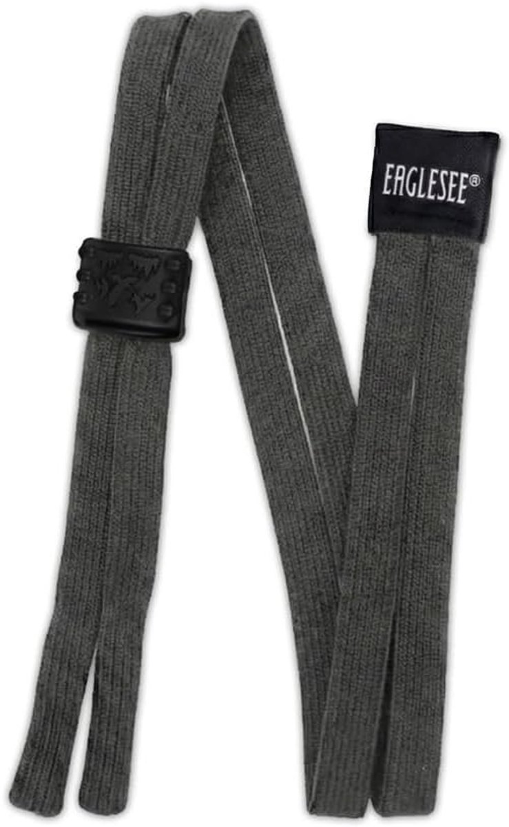 Thijox - Simple Stretch Eyewear Strap - Ultra-Flexibele Brilhouder Koord voor Dames en Heren (Donkergrijs) - Perfect voor Sport, Reizen, en Dagelijks