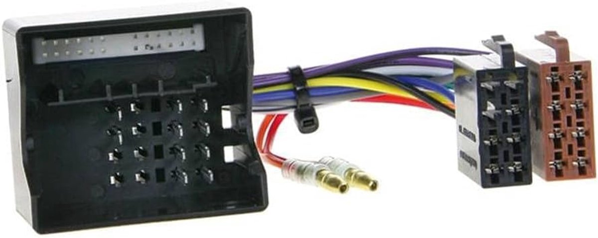 Car radio adapter kabel - Quadlock ISO - voor Mercedes A B C CLK CLS ML R S Class SL Sprinter Vito Viano - SnelShoppen